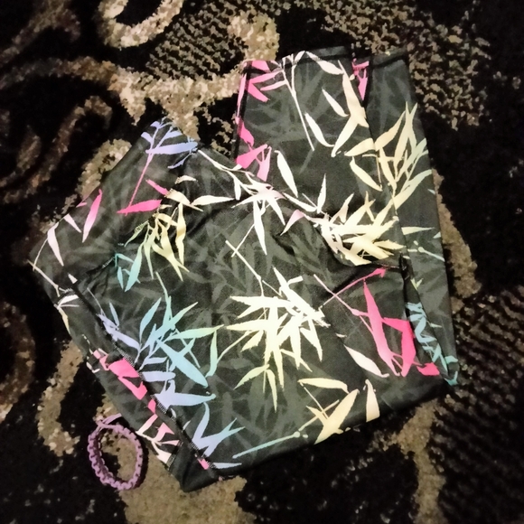 Woman's pro player moisture wicking exercise tights Sz XL - Picture 7 of 9